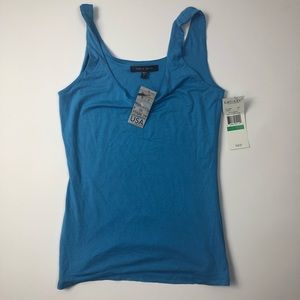 Karen By Karen Kane Tank Top Blue Size Large NWT